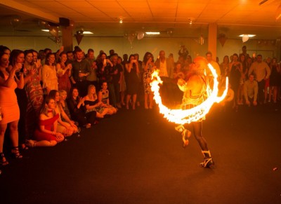 Fire performer